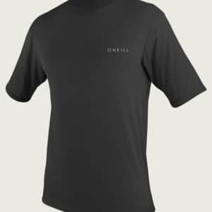 This is an image of Men New Arrivals Surf Tees and Tanks Wetsuits and Rashguards O’Neill Men’s BASIC SKINS 30+ SHORT SLEEVE SUN SHIRT