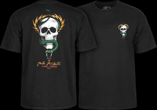 This is an image of Men New Arrivals Tees and Tanks Powell Peralta McGill Skull and Snake T-shirt