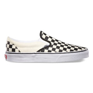 This is an image of Shoes Shoes Van’s Classic Black and White Checkerboard Slip-On