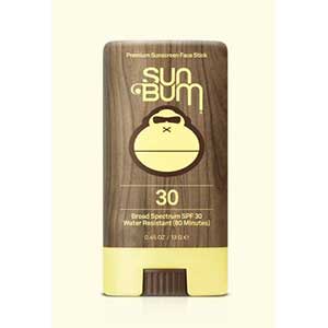 This is an image of Men Sunscreen Sunscreen Women SUN BUM SPF 30 FACE STICK SUNSCREEN