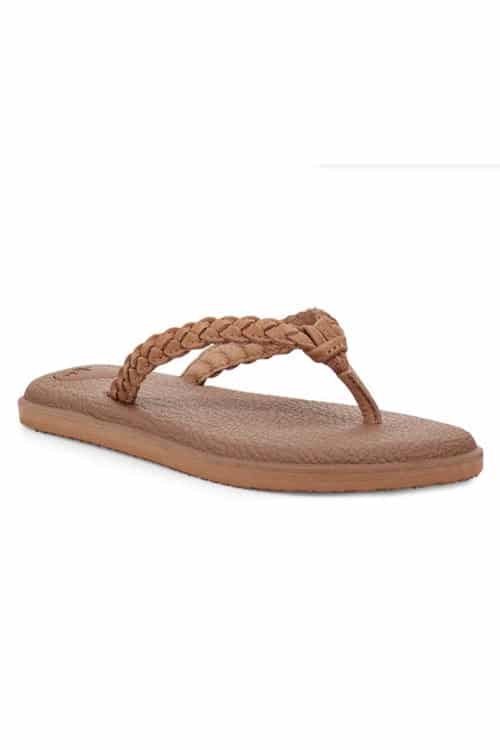 Sanuk Women's YOGA BRAID LEATHER - Maui Nix Surf Shop