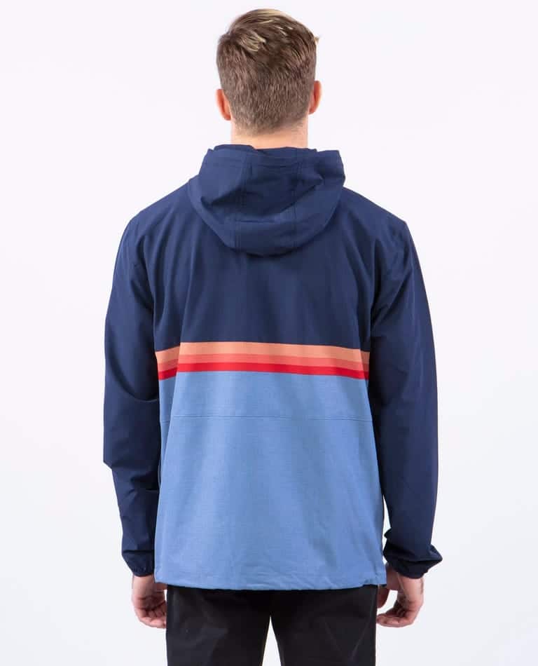This is an image of Hoodies and Jackets Long Sleeves and Sweaters Men New Arrivals Rip Curl Men’s Elite Anorak Anti-Series