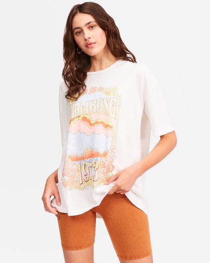 Billabong Women's Wild Mountain Oversized Graphic T-Shirt - Maui Nix Surf  Shop