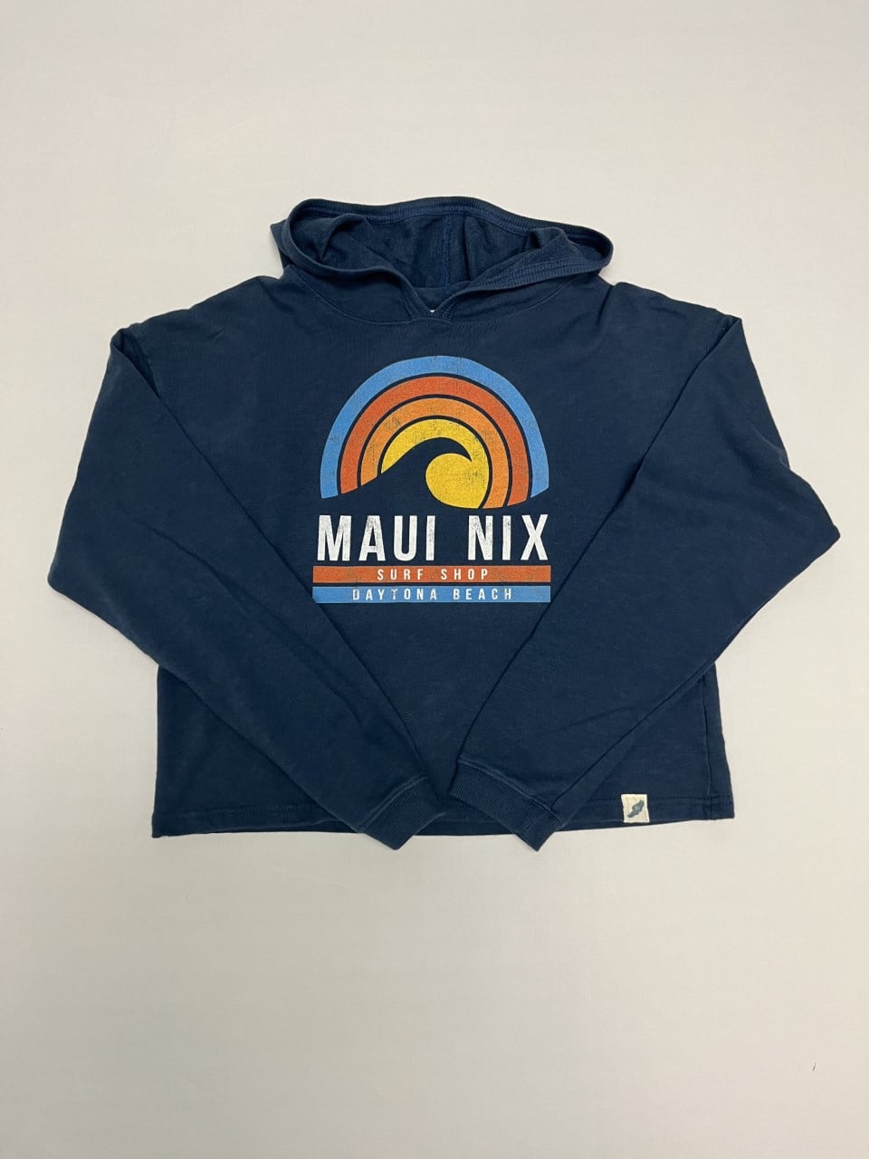 Maui Nix Weathered Terry Crop Hoodie - Maui Nix Surf Shop