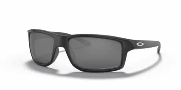This is an image of Sunglasses Sunglasses Oakley Gibston Matte Black/Prizm Black Sunglasses