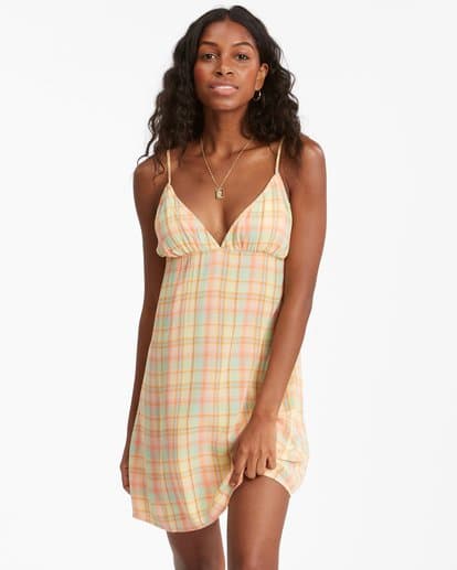 billabong dancing sun mini dress Billabong Women's Just Add Sun Mini Slip Dress