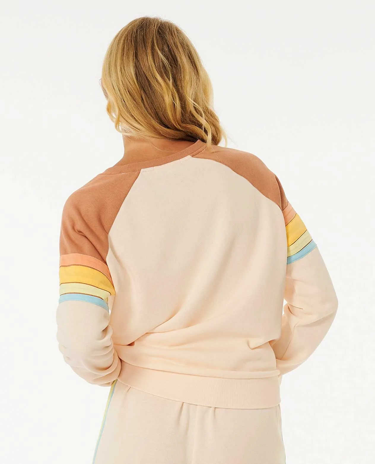 This is an image of Long Sleeves and Sweaters Women Rip Curl Women’s Surf Revival Raglan Crew