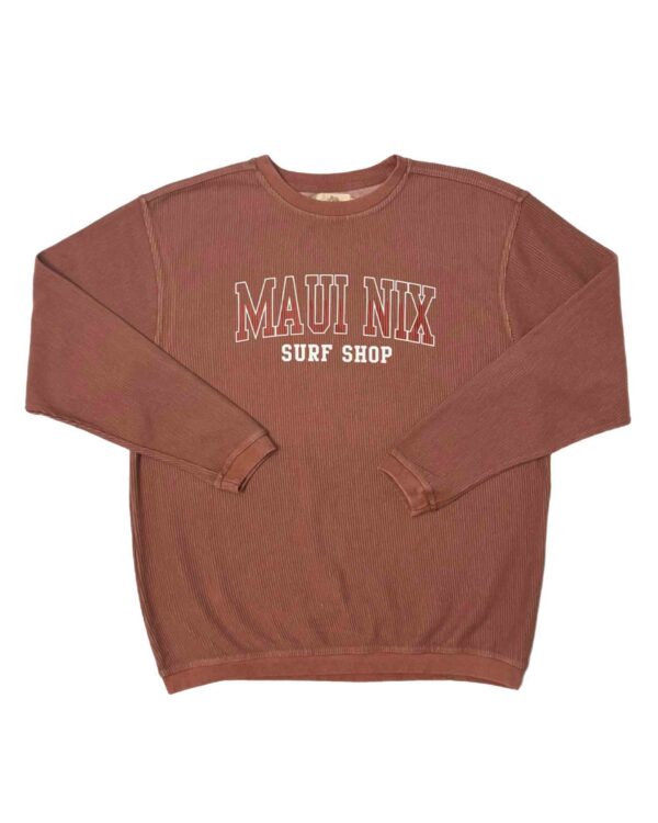 This is an image of Long Sleeves and Hoodies Long Sleeves and Hoodies Long Sleeves and Sweaters Long Sleeves and Sweaters Men Women Maui Nix Corded Fleece Crew