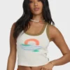 This is an image of womens Billabong schuyler ringer tank t-shirt
