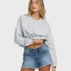 This is an image of womens billabong drifter denim shorts