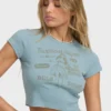 This is an image of womens billabong pretty sweet day short sleeve t-shirt