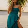 This is an image of womens billabong suns out maxi dress