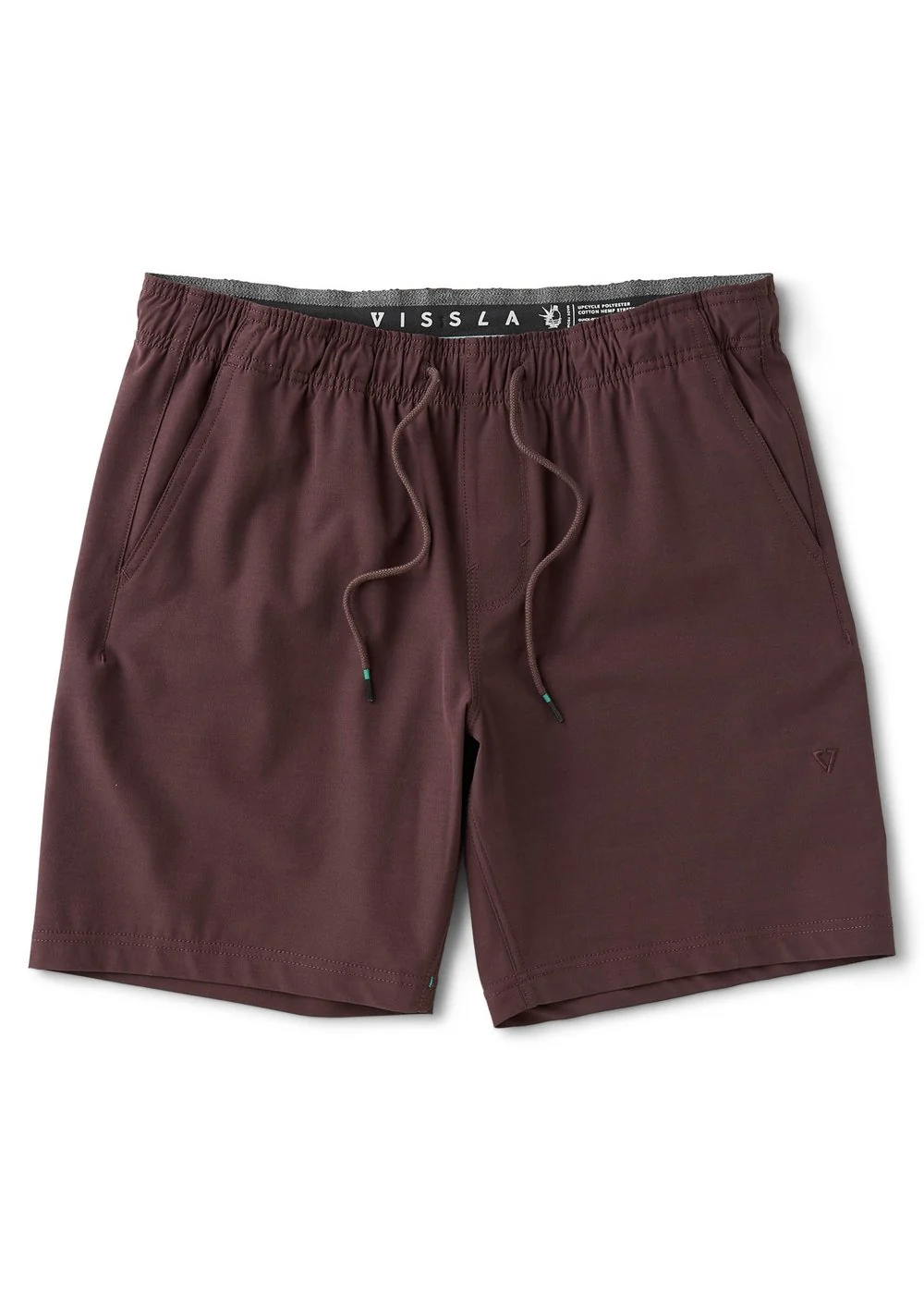 This is an image of Vissla Mens Hemp No See Ums Eco 18" Elastic Hybrid Walkshort