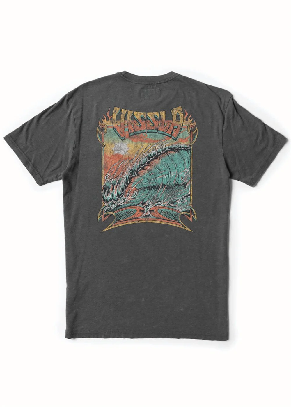This is an image of Vissla Mens Drain Pipes Cosmic Wash Short Sleeve Tee