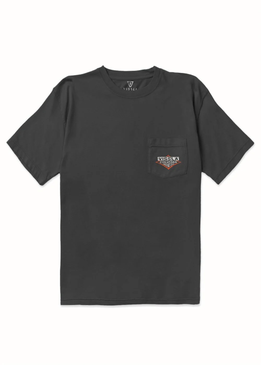 This is an image of Vissla Mens Beast Premium Organic Pocket Tee