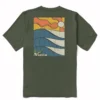 This is an image of Vissla Mens Caught Inside Premium Organic Pocket Tee