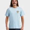 This is an image of Quiksilver mens Fl Florida Vibes Classic T-shirt