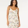 This is an image of womens rip curl sunset luau mini dress