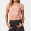 This is an image O'Neill womens Seashells Sands Tee