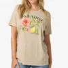 This is an image of O'Neill womens Paradise Citrus Tee