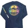 This is an image of Maui Nix Circle Surfer long sleeve tee