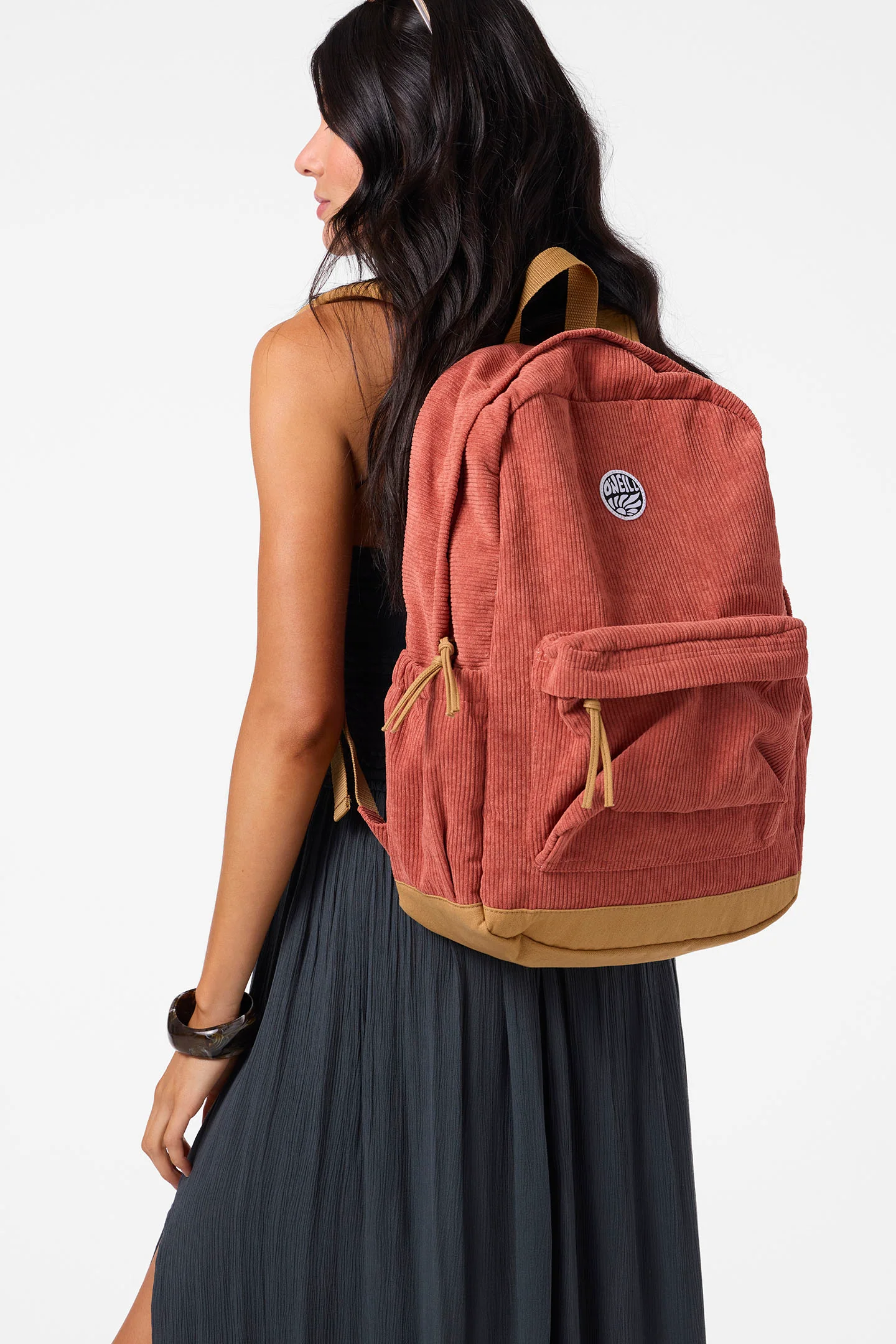 This is an image of O'Neill womens Waterfront Cord Backpack