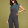 This is an image of womens billabong pacific time jumpsuit