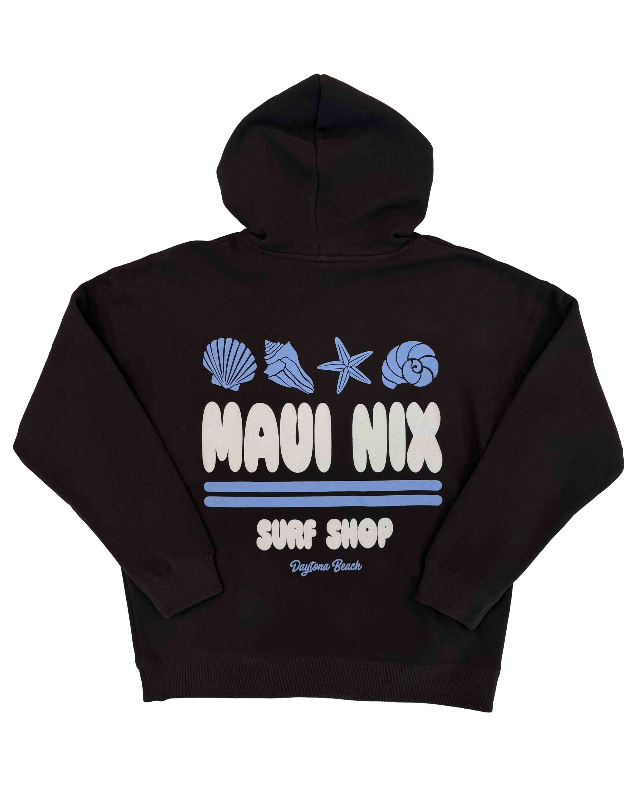 This is an image of maui nix stay puffed hoodie