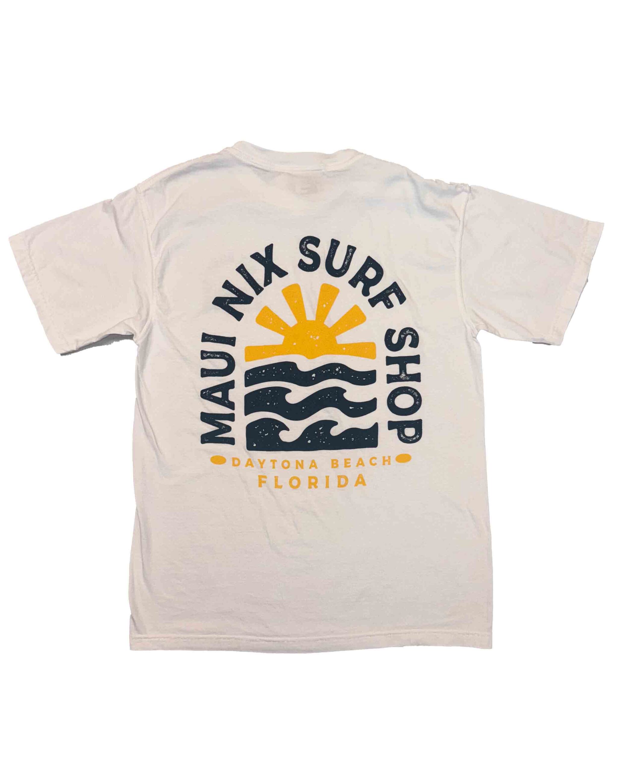 This is an image of Maui Nix Sun Surfboard Tee