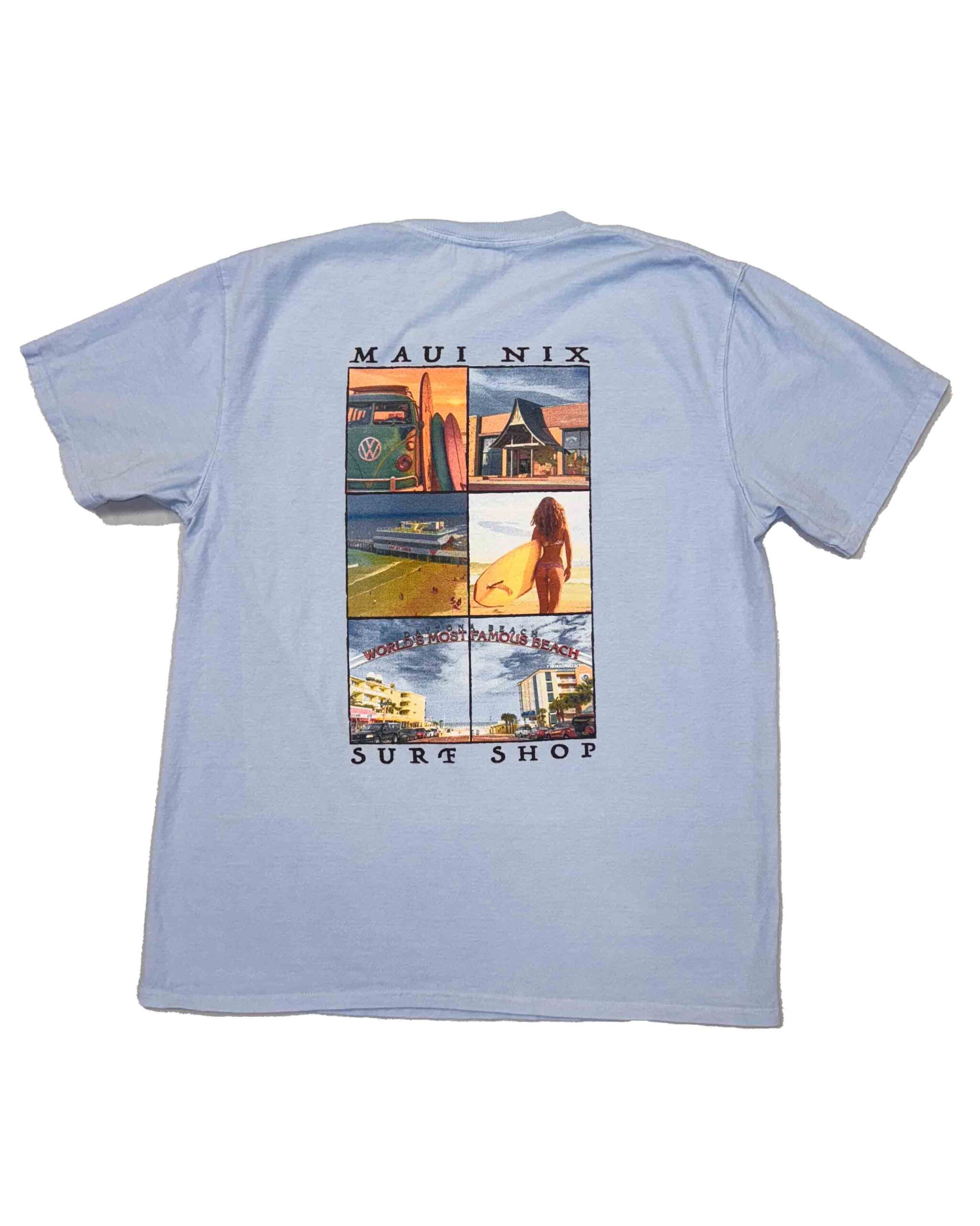 This is an image of Maui Nix six squares tee