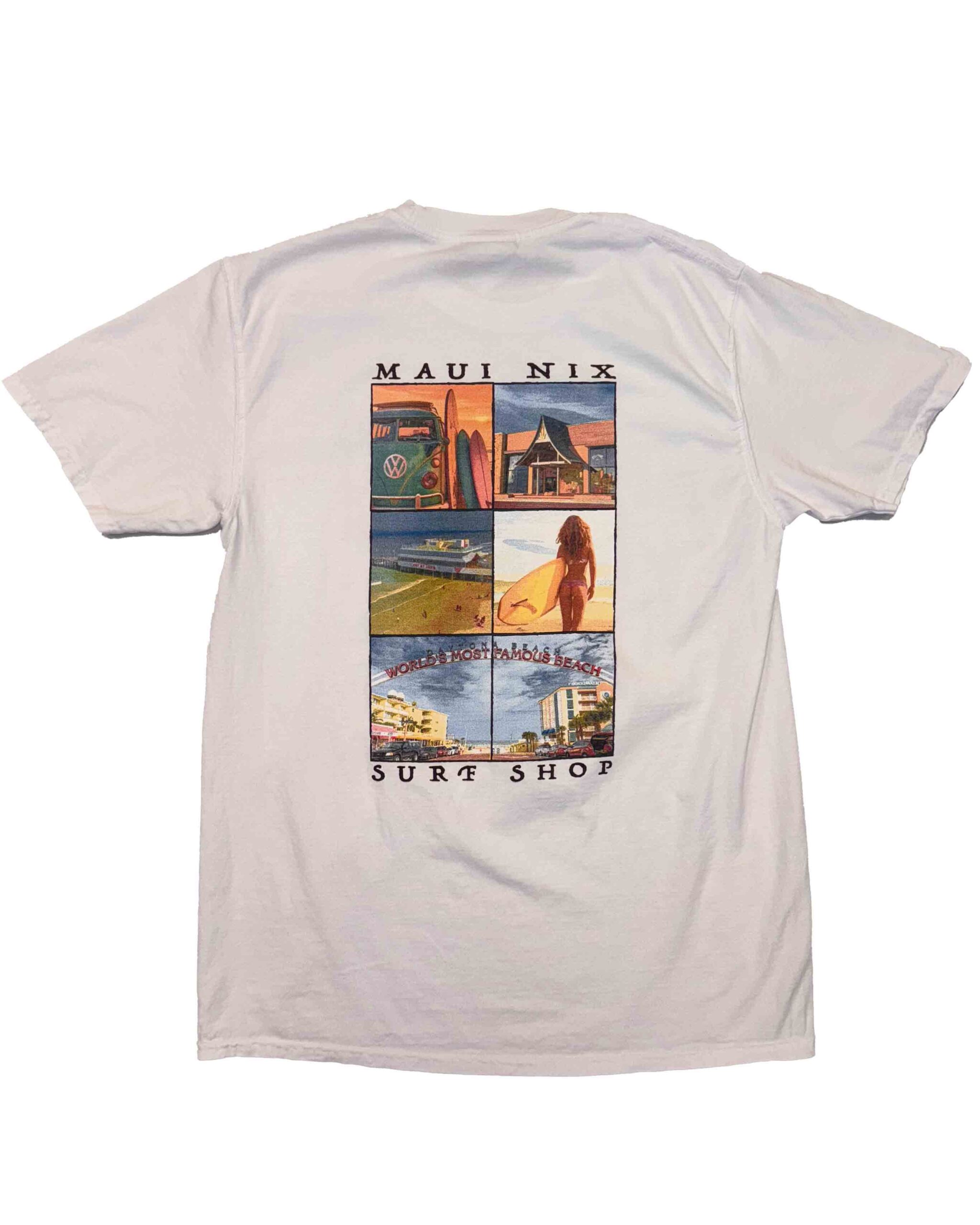 This is an image of Maui Nix six squares tee
