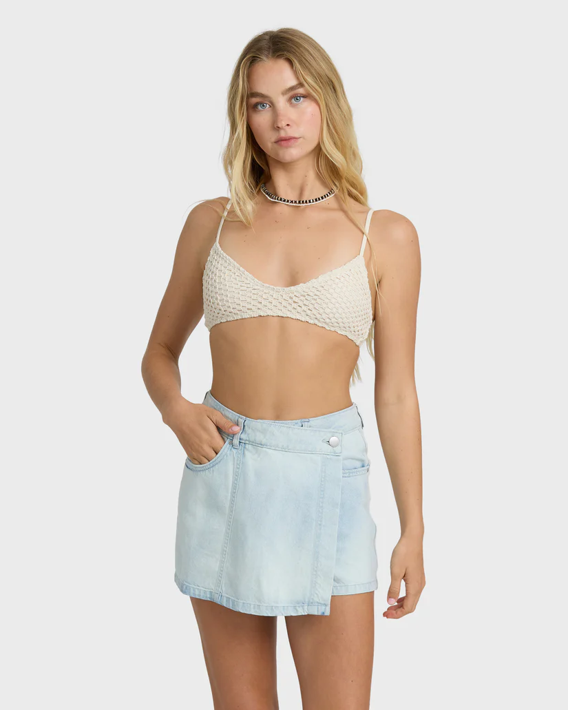 This is an image of jade saltwashed skort