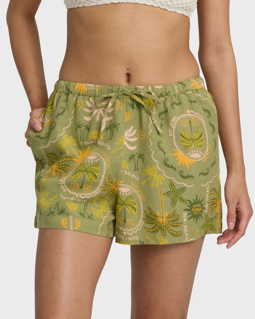This is an image of Billabong Wanderer Print Shorts