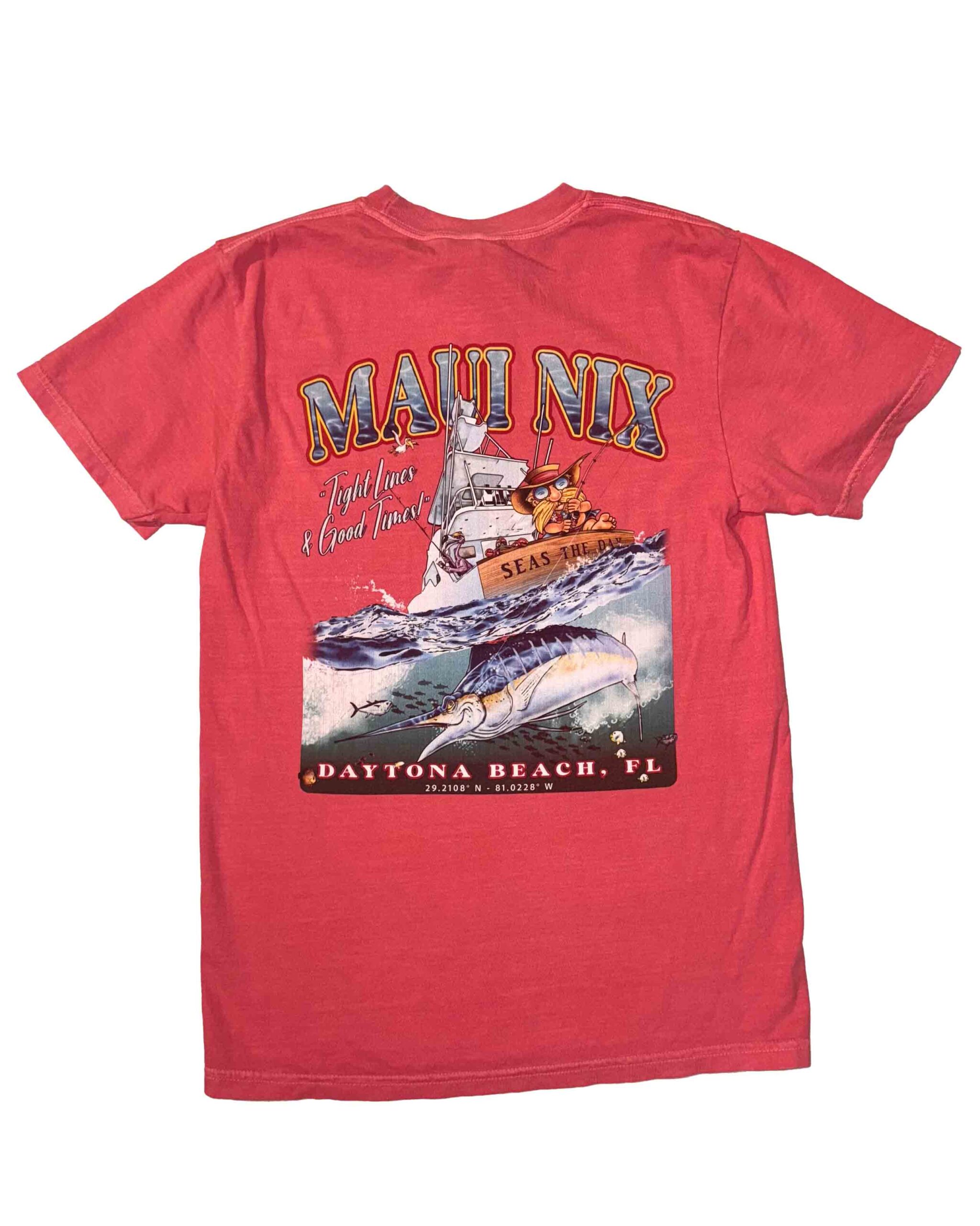 This is an image of Maui Nix Retro Sailfish Tee