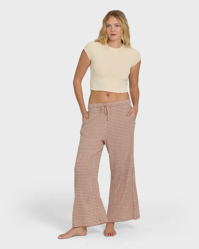 This is an image of Wanderer Bitty Check Pants