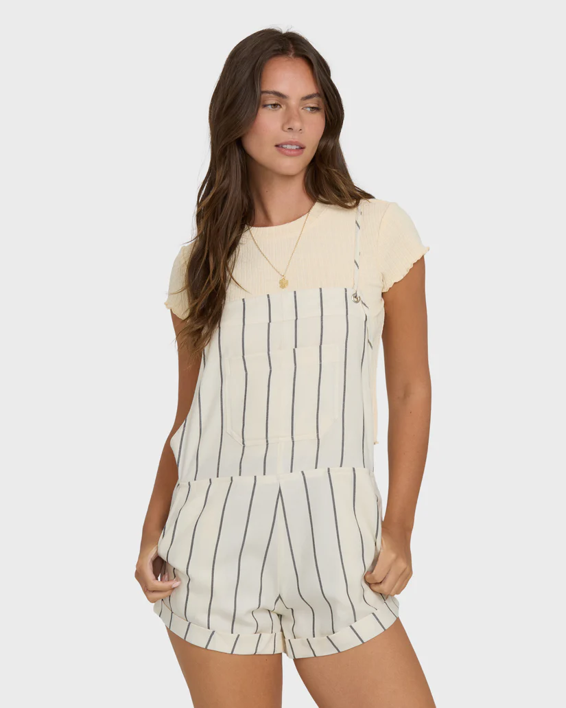 This is an image of Wild Pursuit Overall Romper