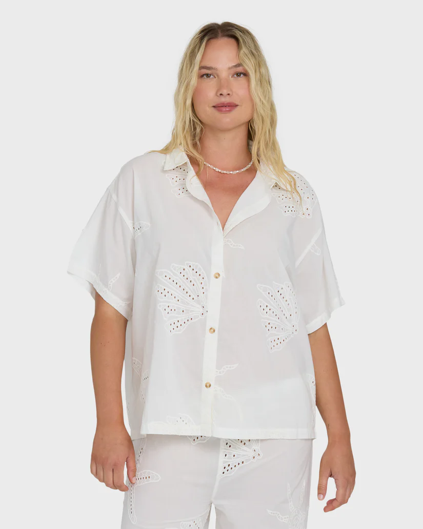 This is an image of Beach Livin Woven Shirt