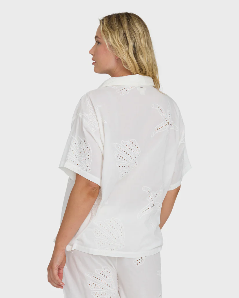 This is an image of Beach Livin Woven Shirt