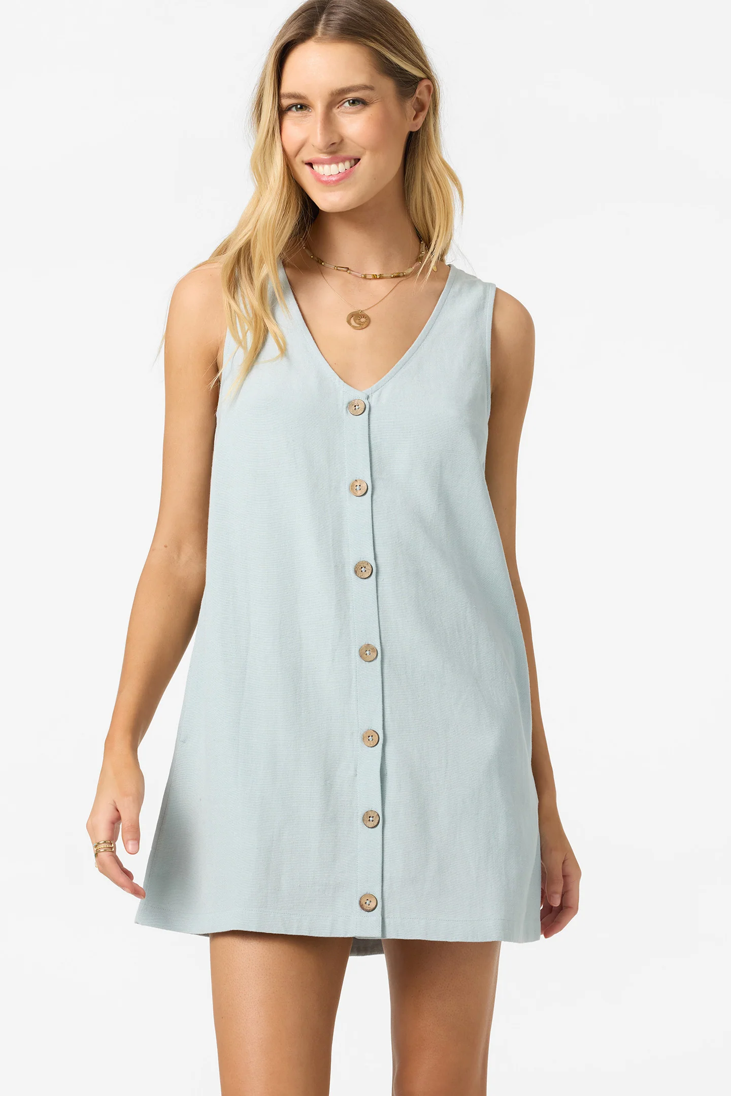 This is an image of O'Neill womens Sanders Mini Dress