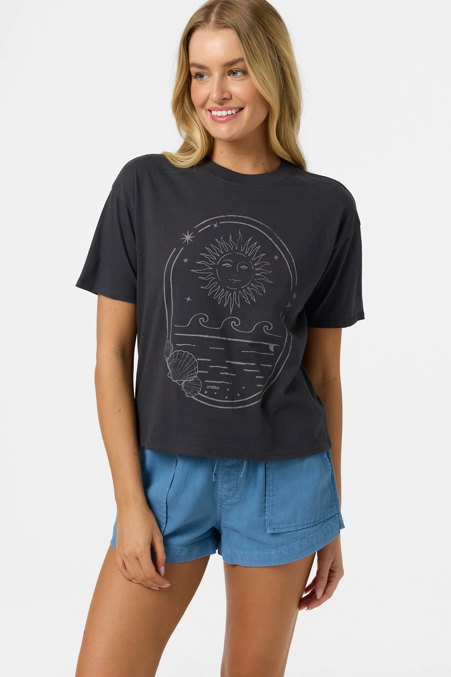This is an image of oneill womens Sun Shell Easy Tee