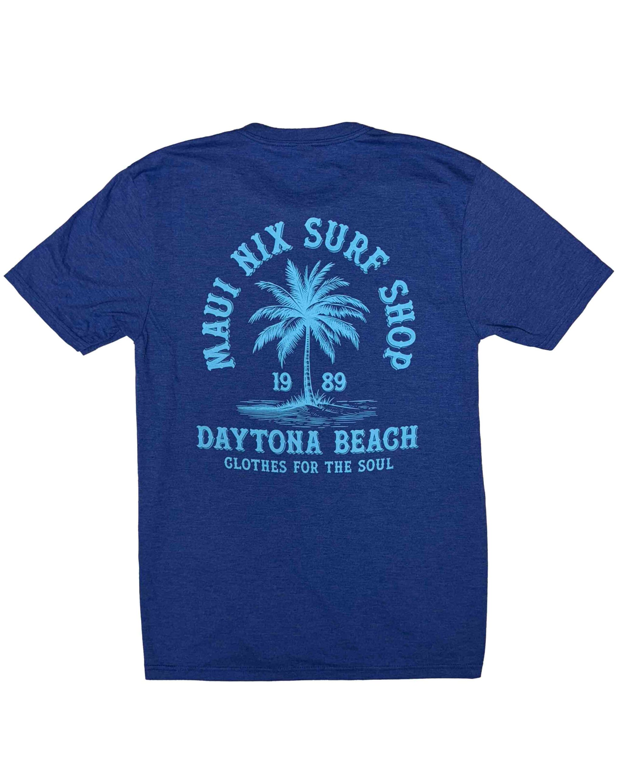 This is an image of Big Palms Maui Nix t shirt
