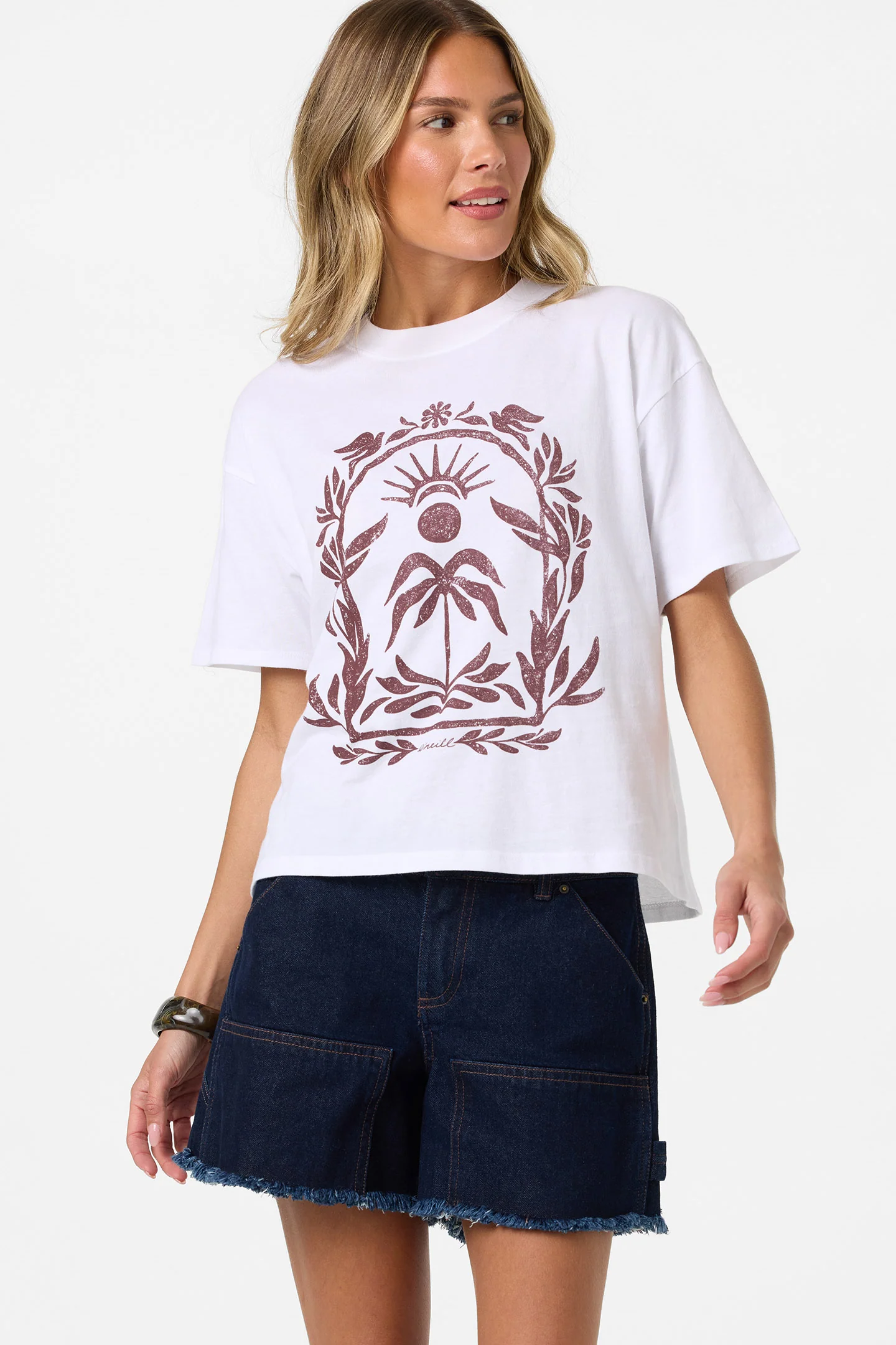 This is an image of Framed Flora Easy Tee