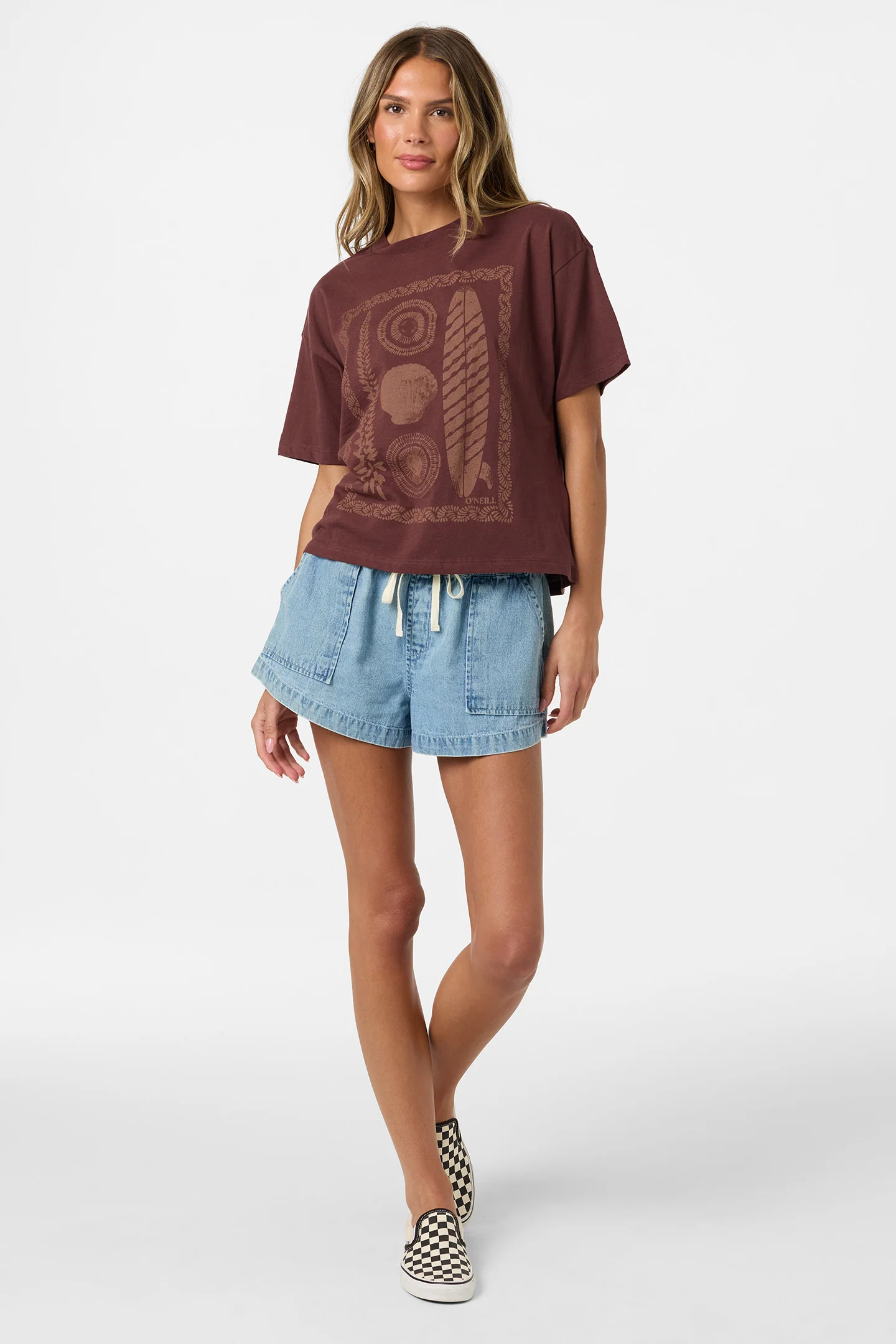 This is an image of Calico Easy Tee