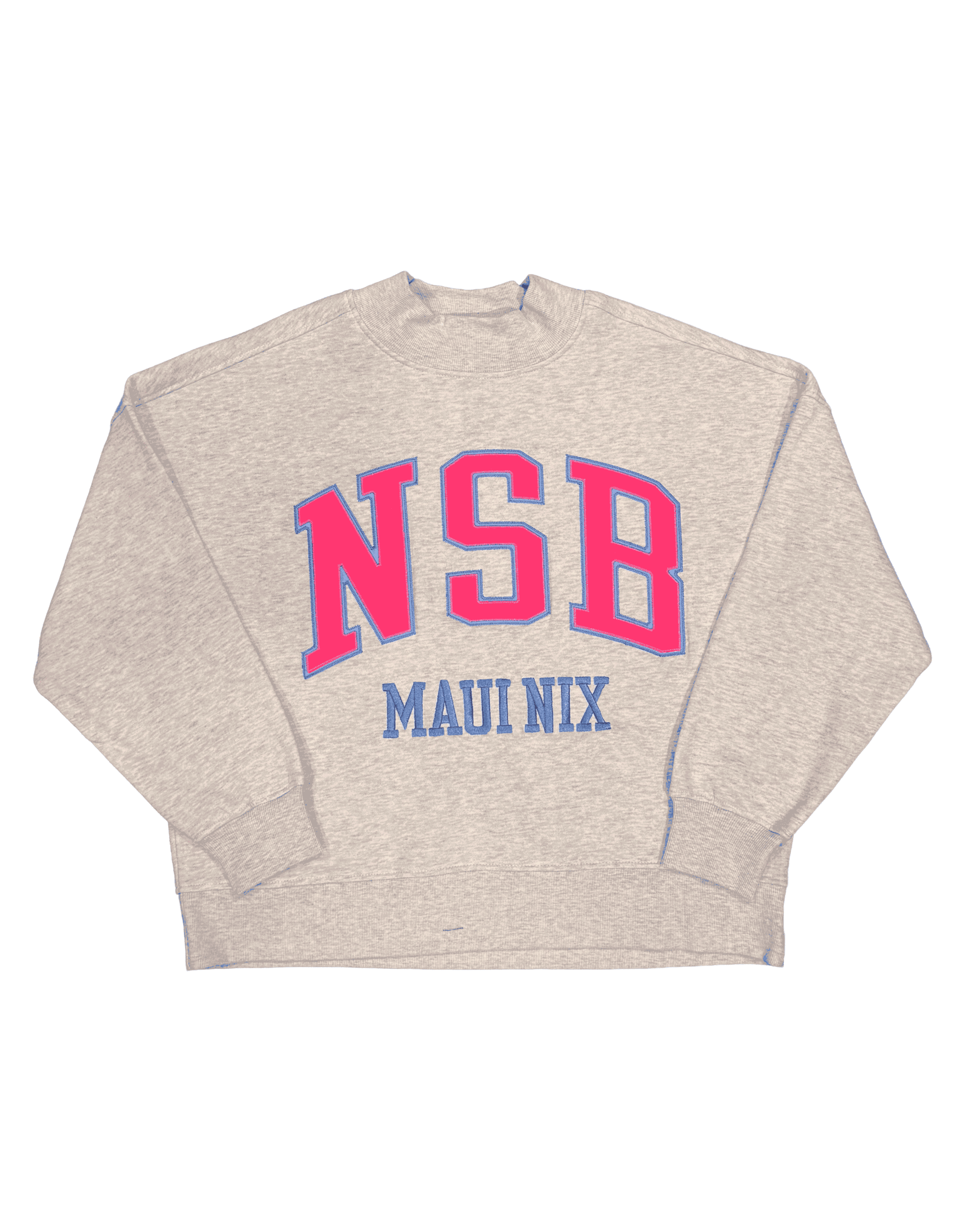 This is an image of NSB Embroidered Mock Neck