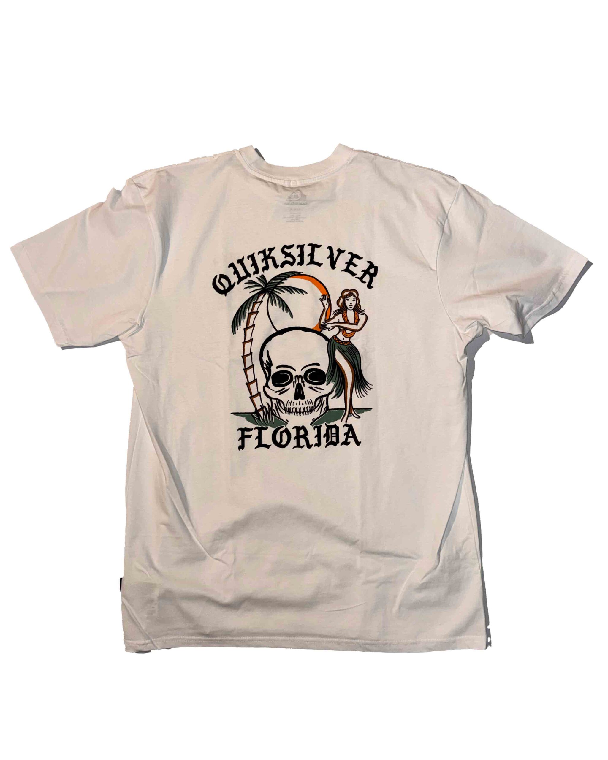 This is an image of quiksilver FL hula dance shirt